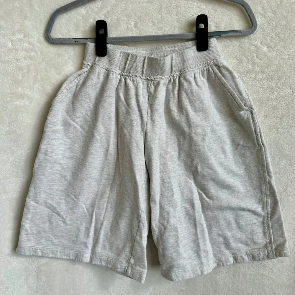 Out From Under Urban Outfitters Fleece Shorts Oatmeal Pull On High Rise XS